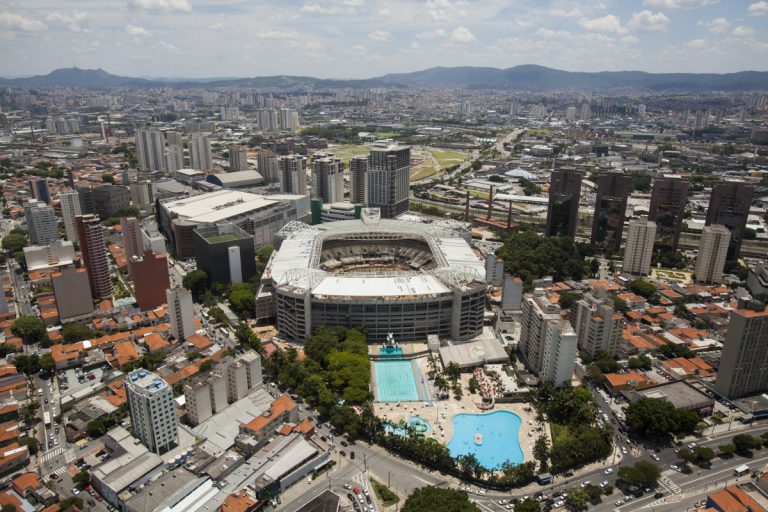 Região da Pompeia onde está localizado o estádio do Allianz Park, estádio do Palmeiras